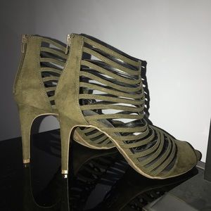 BRASH Army Green Heels